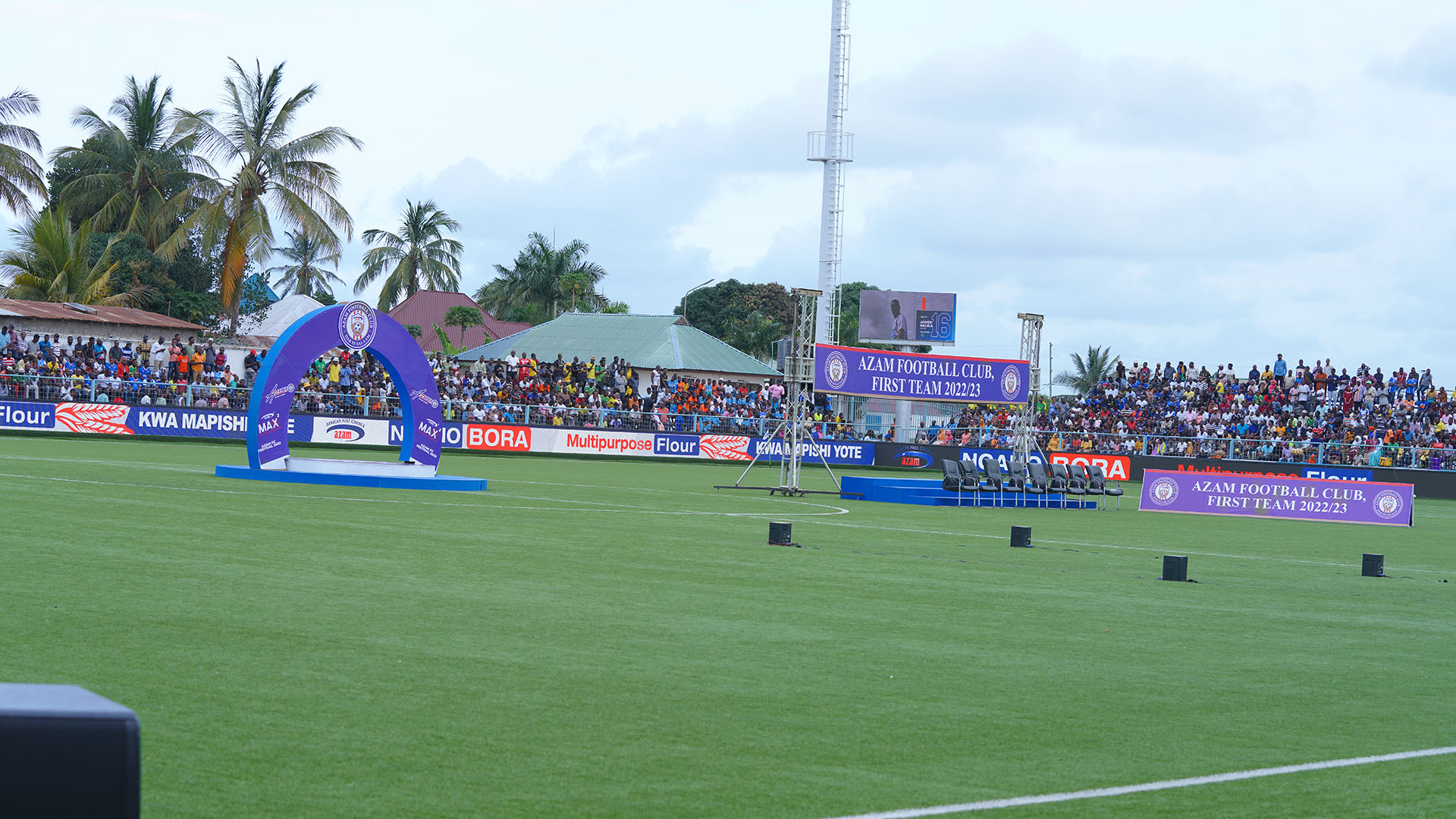 Azam FC players celebrating
